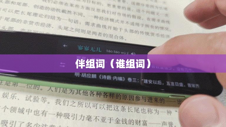 伴组词（谁组词）