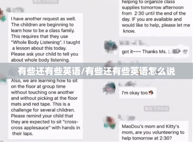有些还有些英语/有些还有些英语怎么说