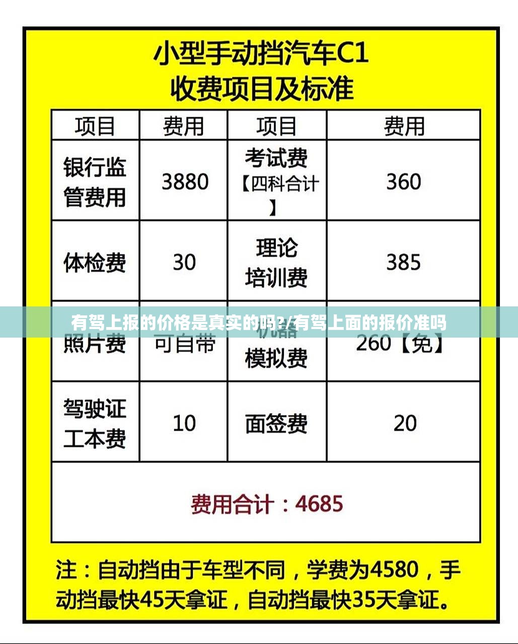 有驾上报的价格是真实的吗?/有驾上面的报价准吗