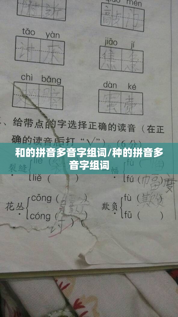 和的拼音多音字组词/种的拼音多音字组词