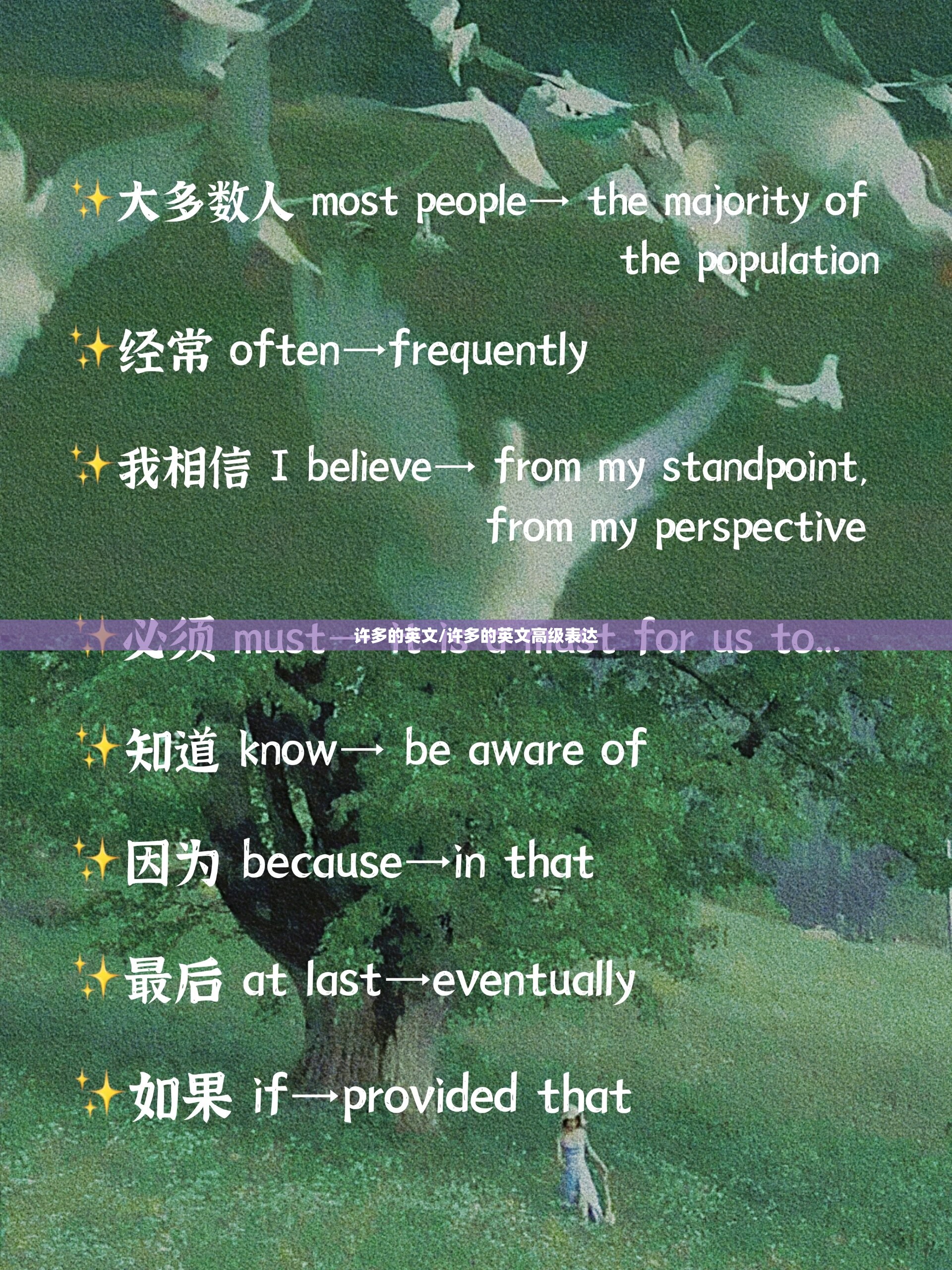 许多的英文/许多的英文高级表达