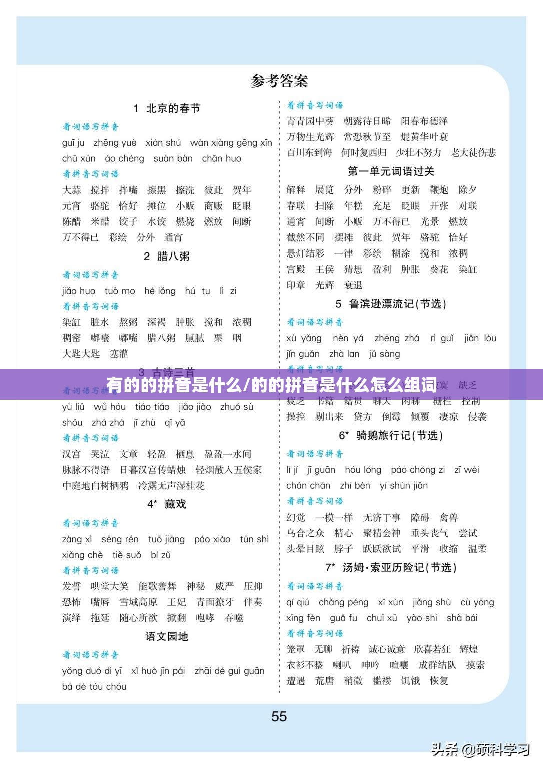 有的的拼音是什么/的的拼音是什么怎么组词
