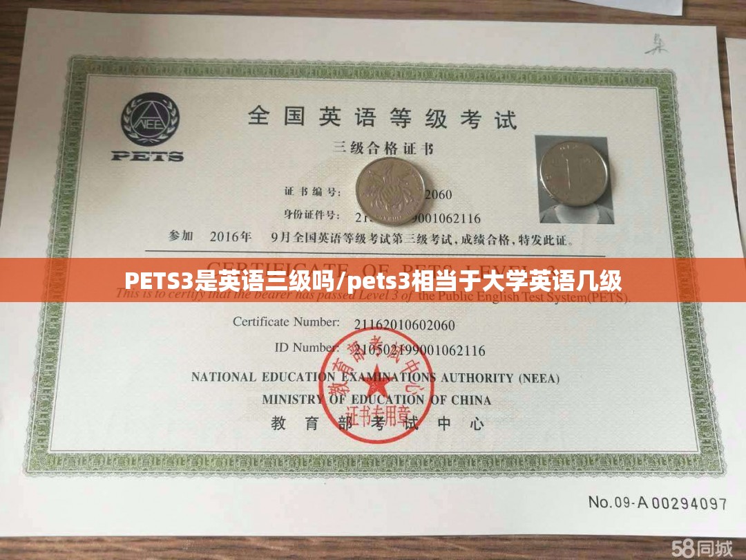 PETS3是英语三级吗/pets3相当于大学英语几级