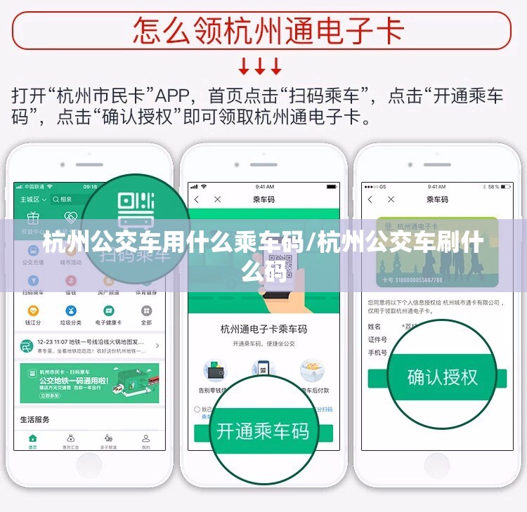 杭州公交车用什么乘车码/杭州公交车刷什么码