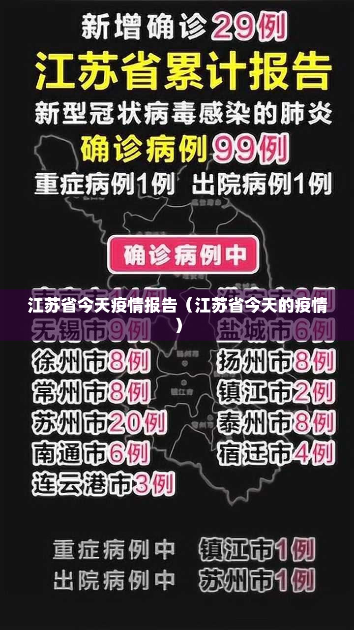 江苏省今天疫情报告（江苏省今天的疫情）